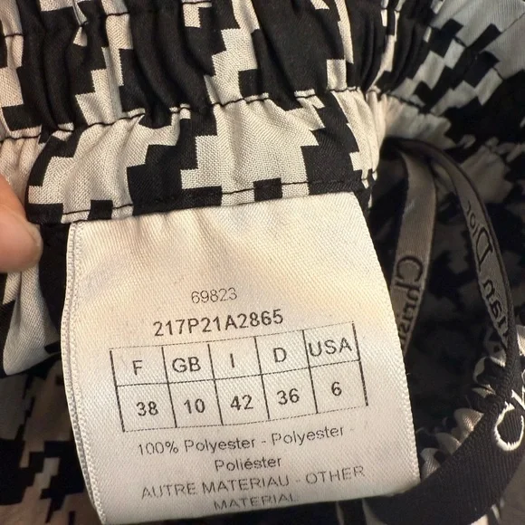 Christian Dior Houndstooth Shorts - Picture 7 of 8